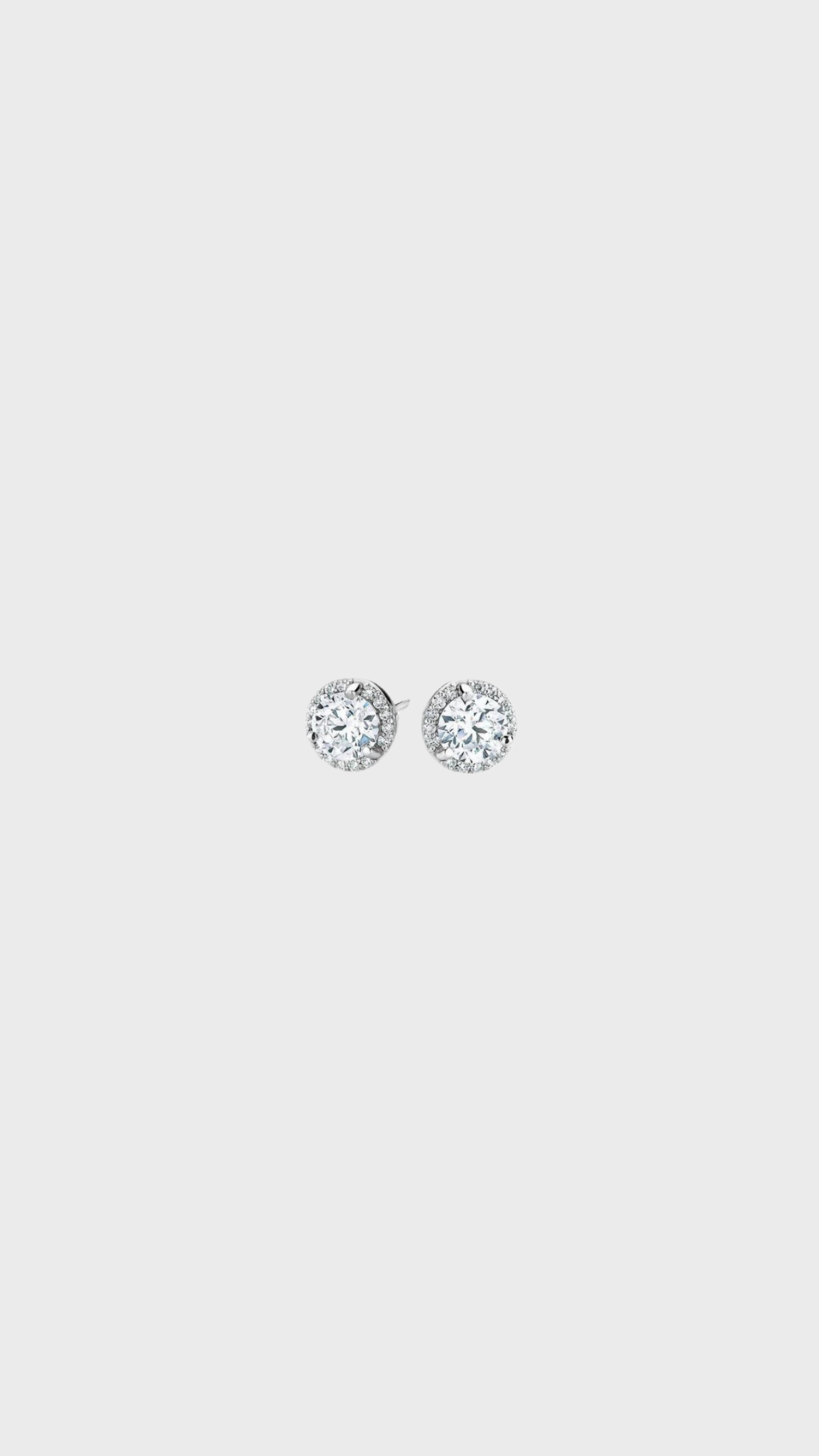 solitaire studs Earrings