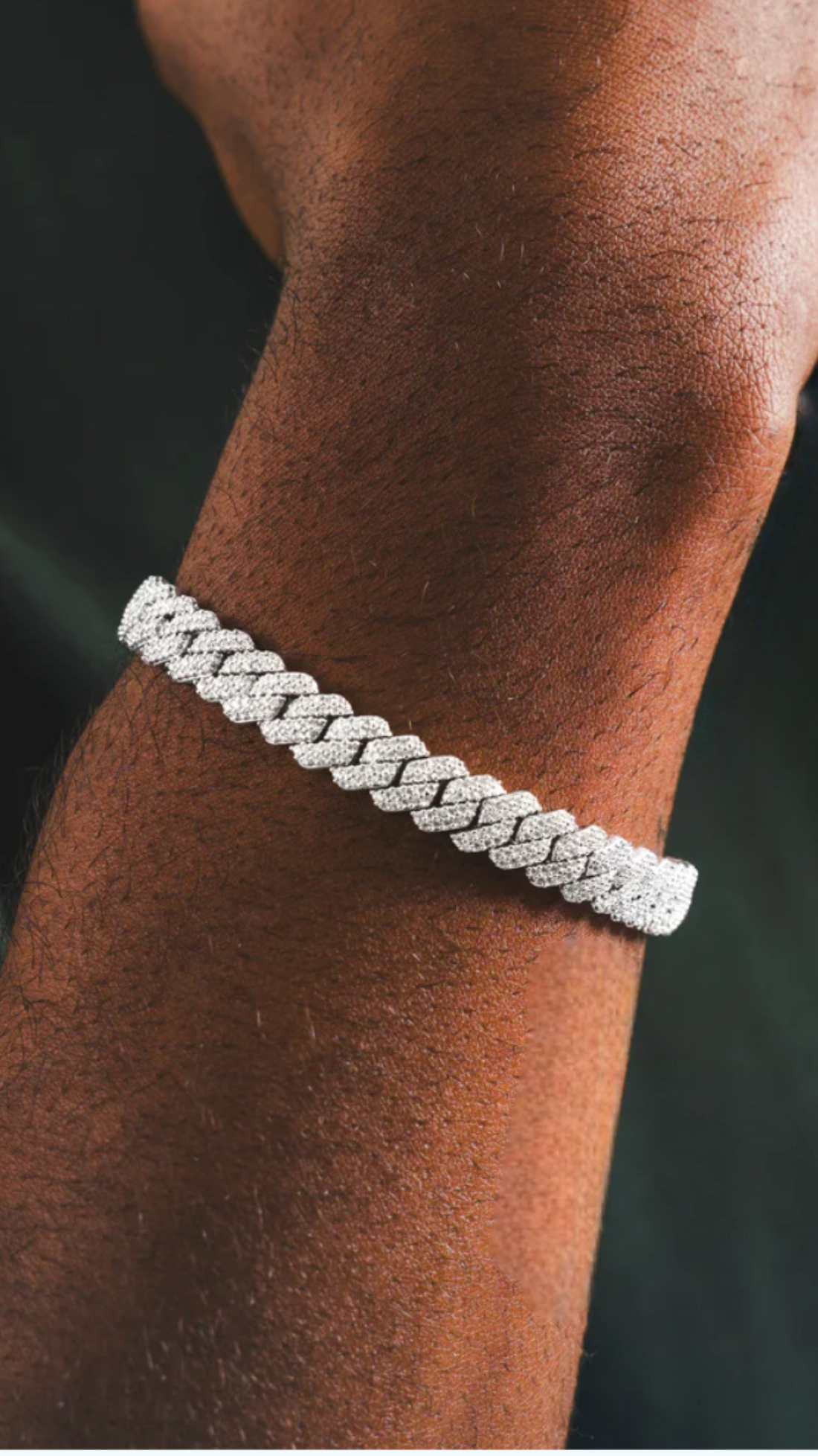 Cuban link bracelet VVS1