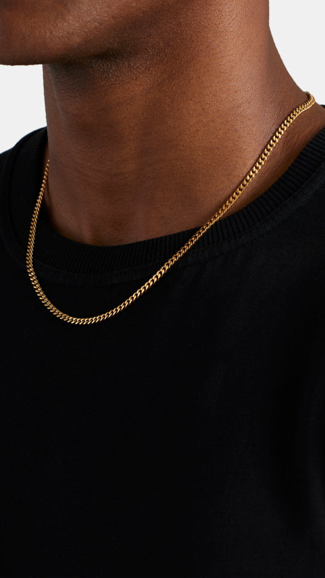 Clean Cuban gold 3mm