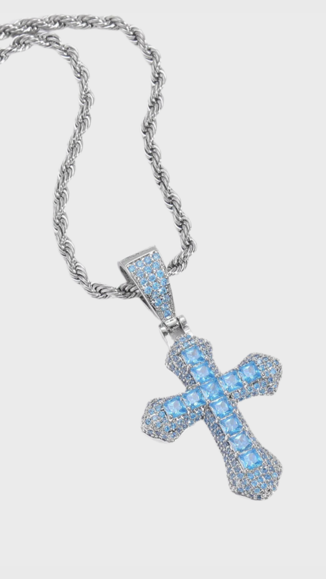Blue Cross Pendant