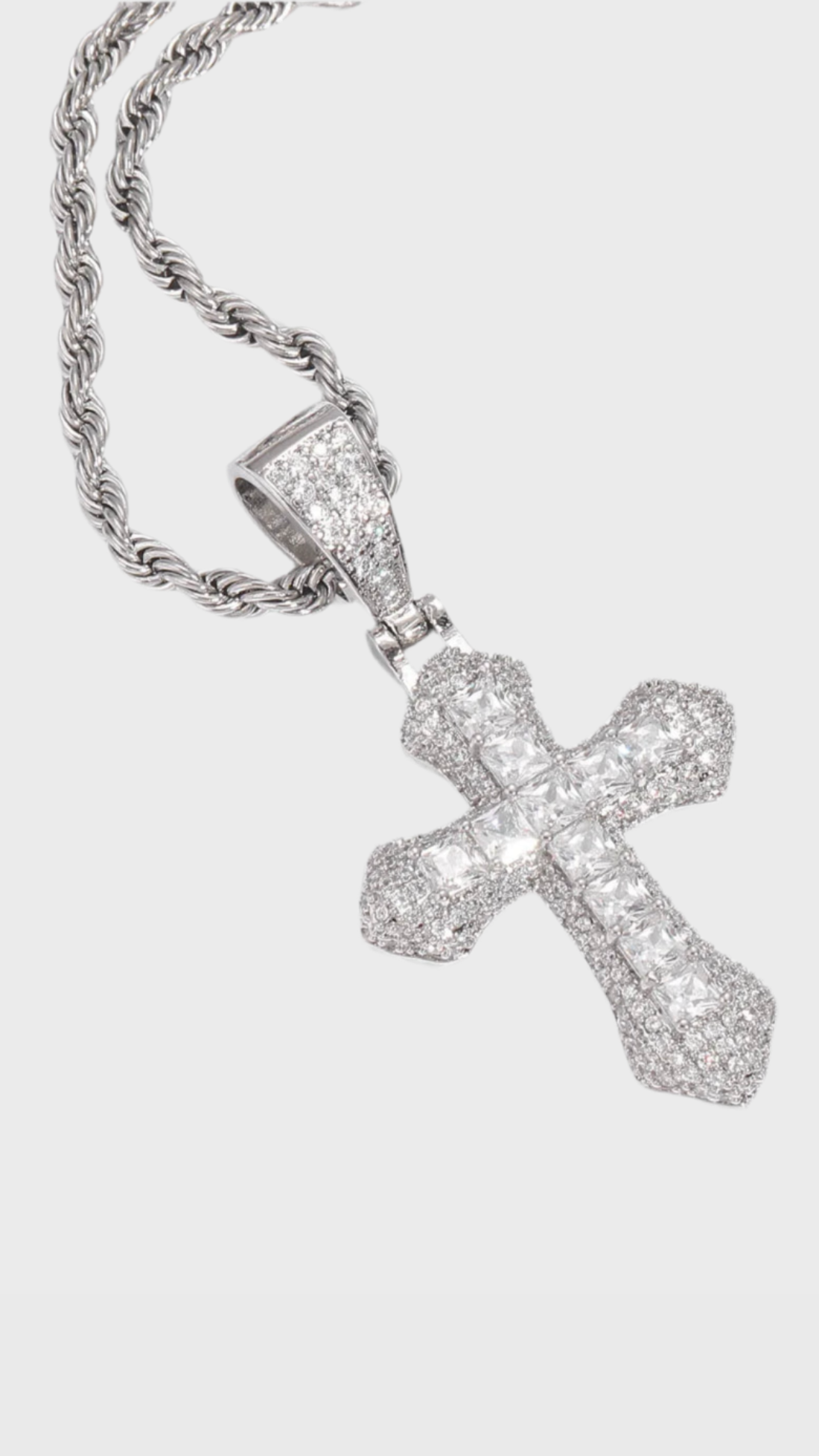 Colgante Cruz Blanca