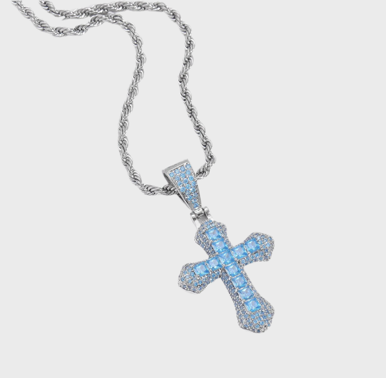 Blue Cross Pendant