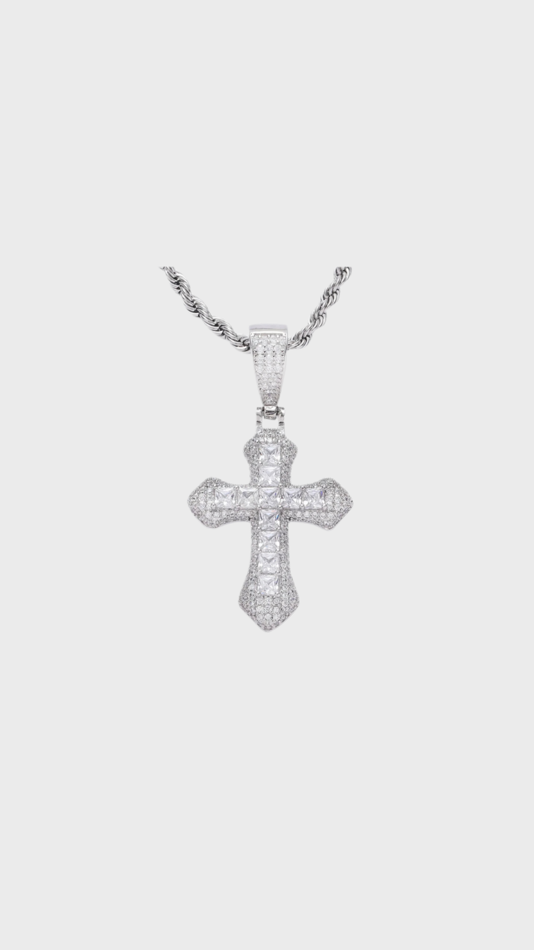 White Cross Pendant