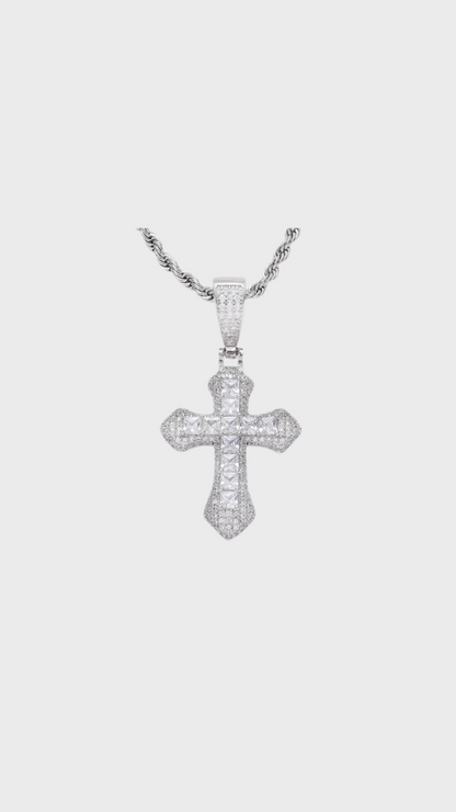 White Cross Pendant
