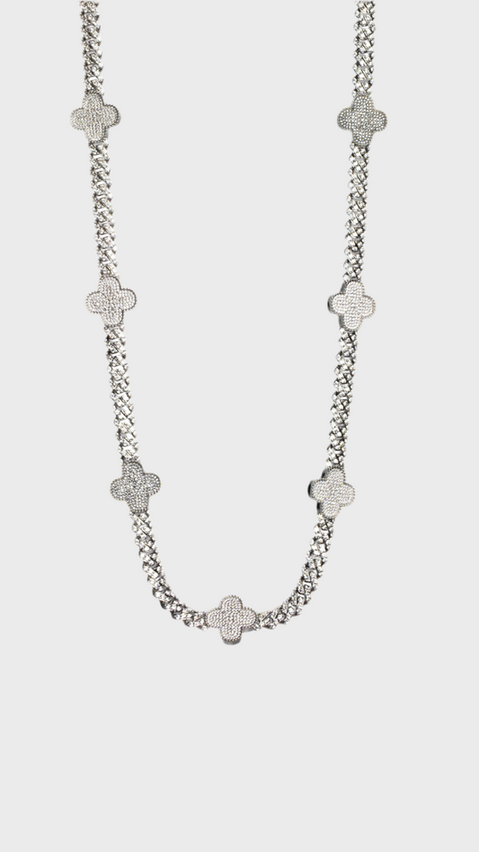 white clover necklace