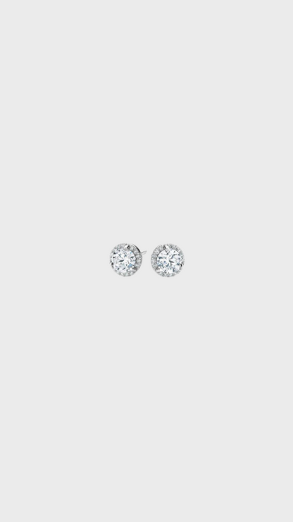solitaire studs Earrings