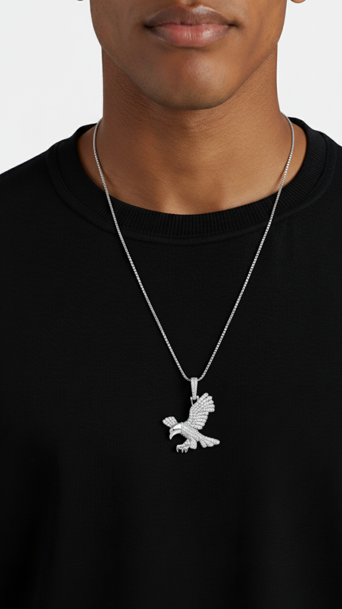 Bird shape 925 silver