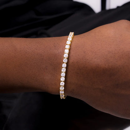 Tennis bracelet Gold