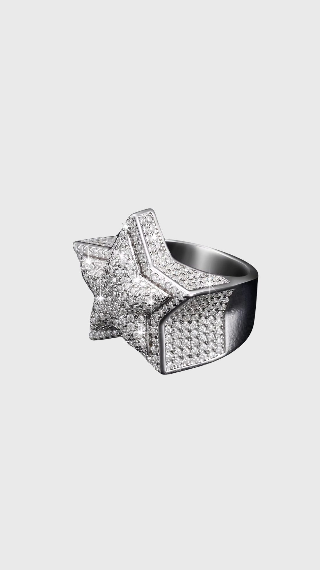 Star signet ring Vvs1