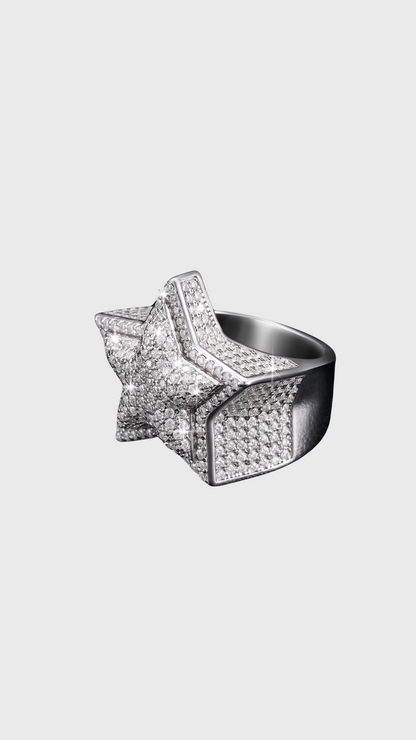 Star signet ring Vvs1