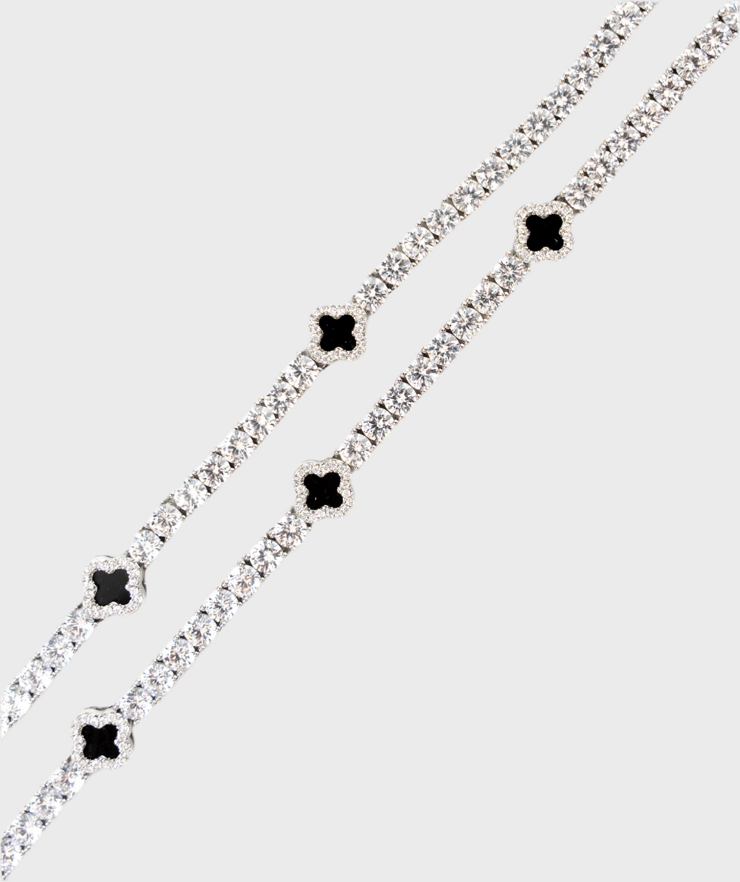 Black clover necklace