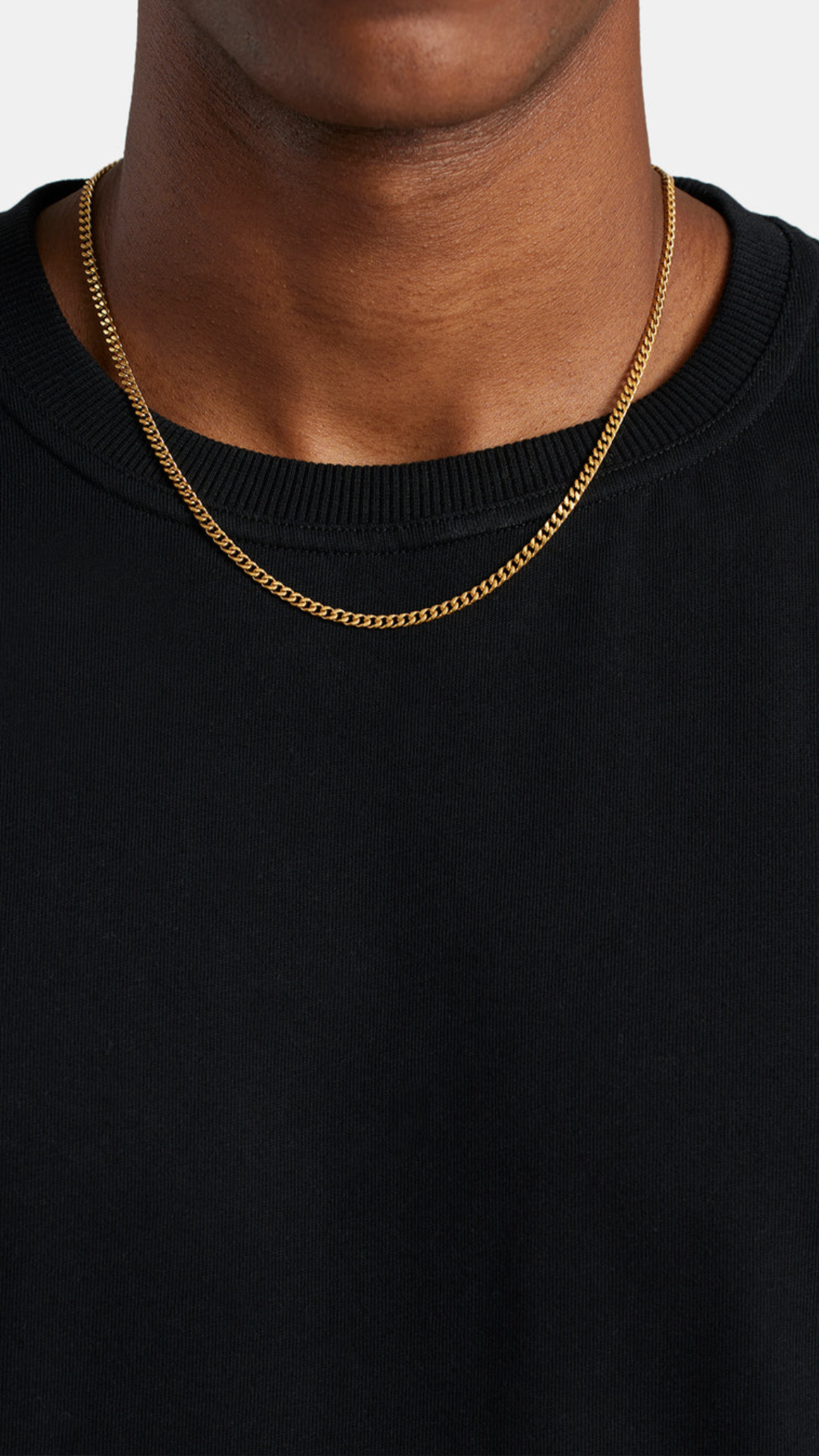 Clean Cuban gold 3mm