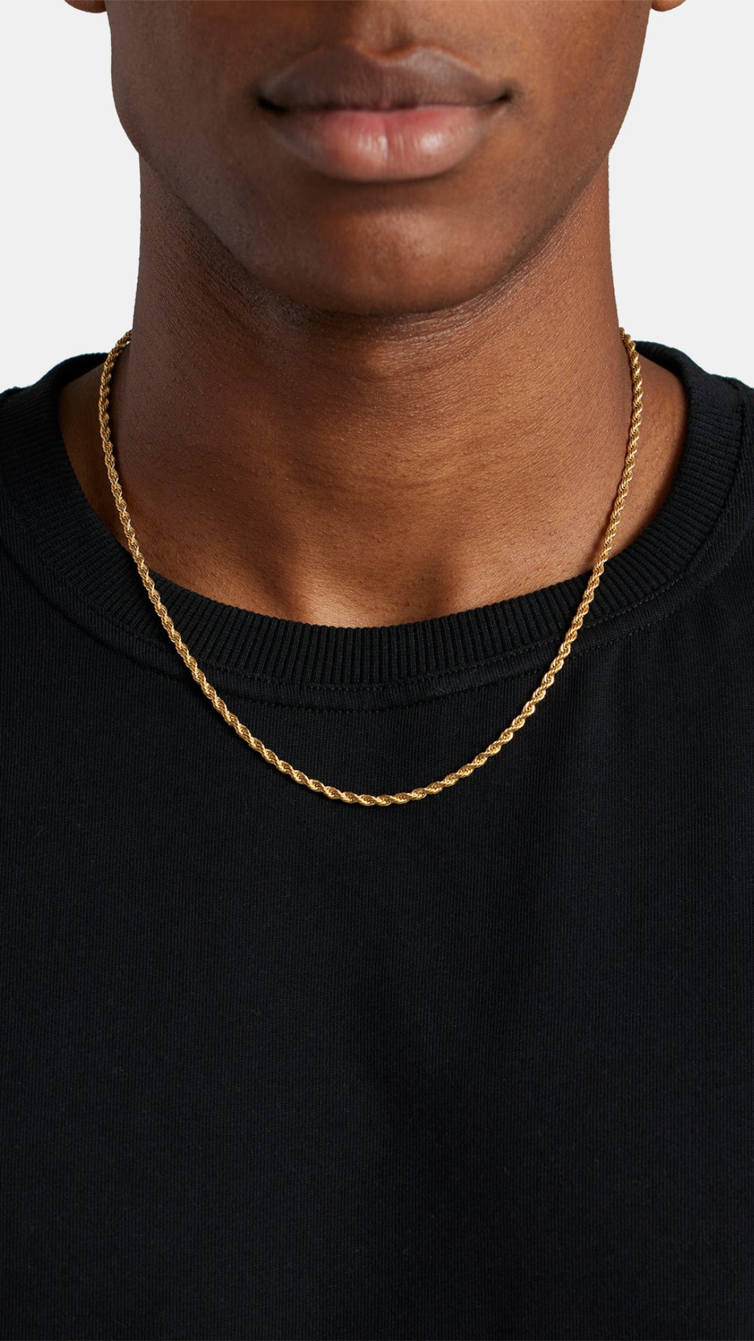 Rope chain gold 3mm