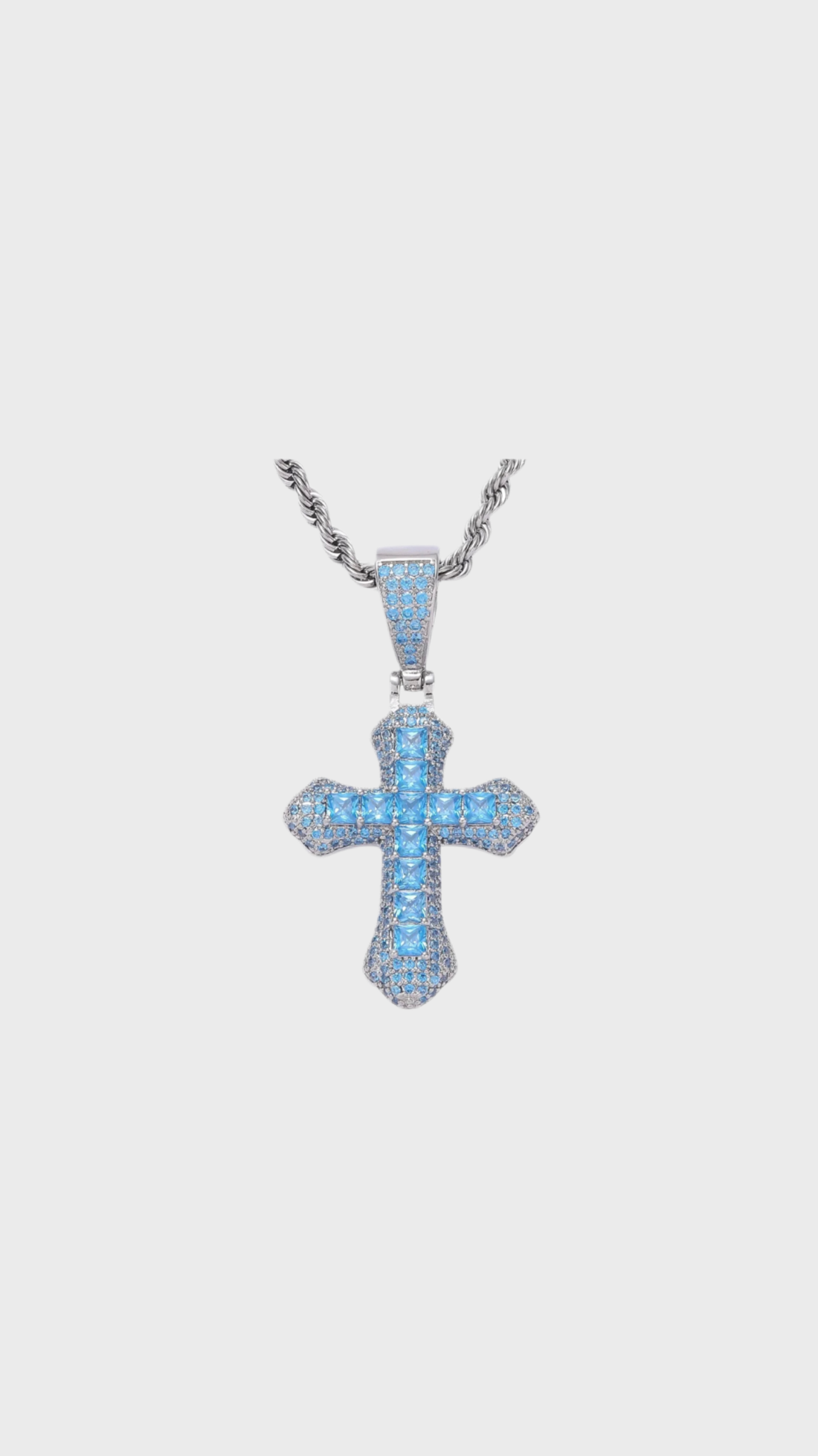 Blue Cross Pendant