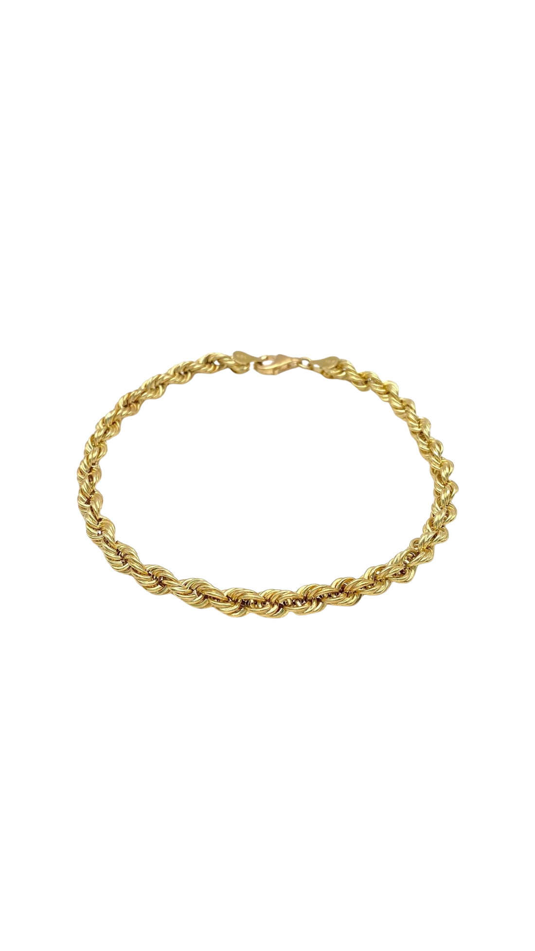 Bracelet Rope gold 4mm