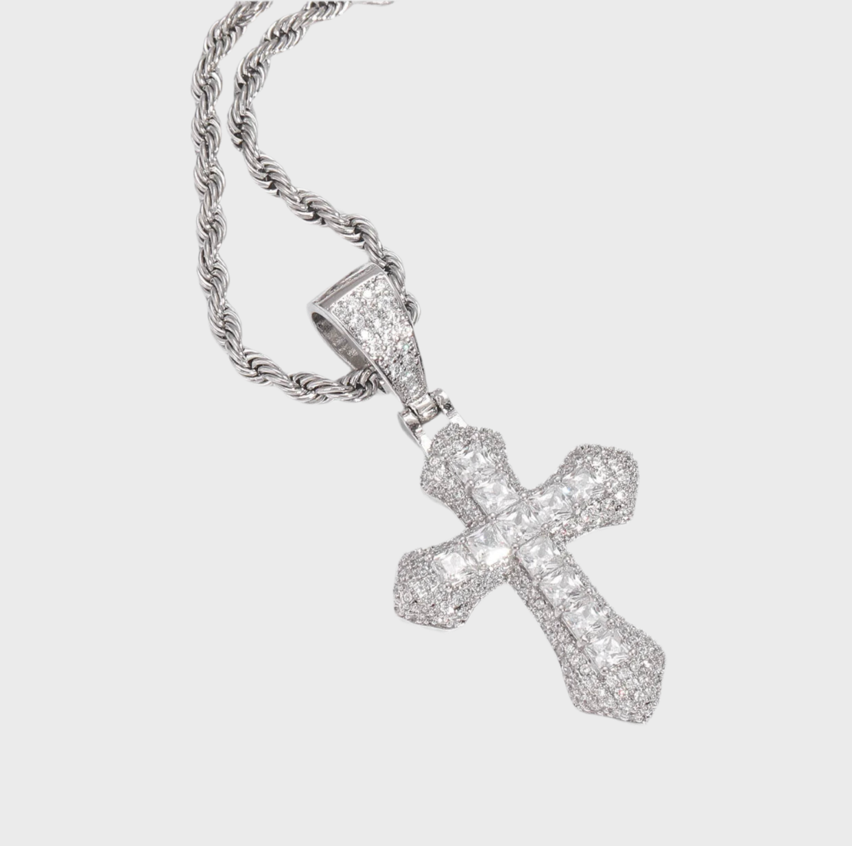 White Cross Pendant