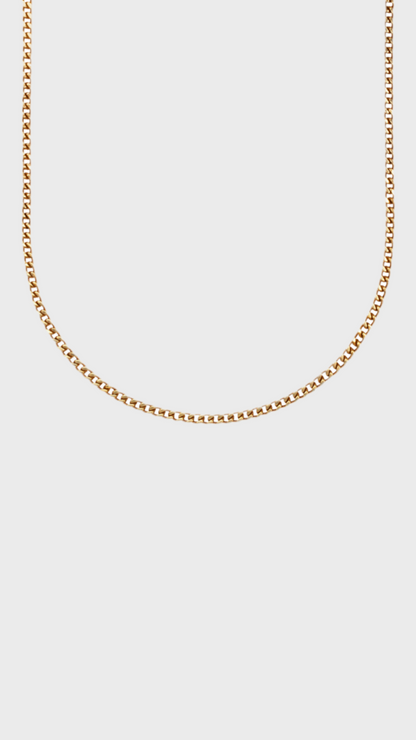Clean Cuban gold 3mm