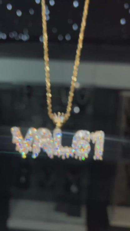 Letters Pendant Drip